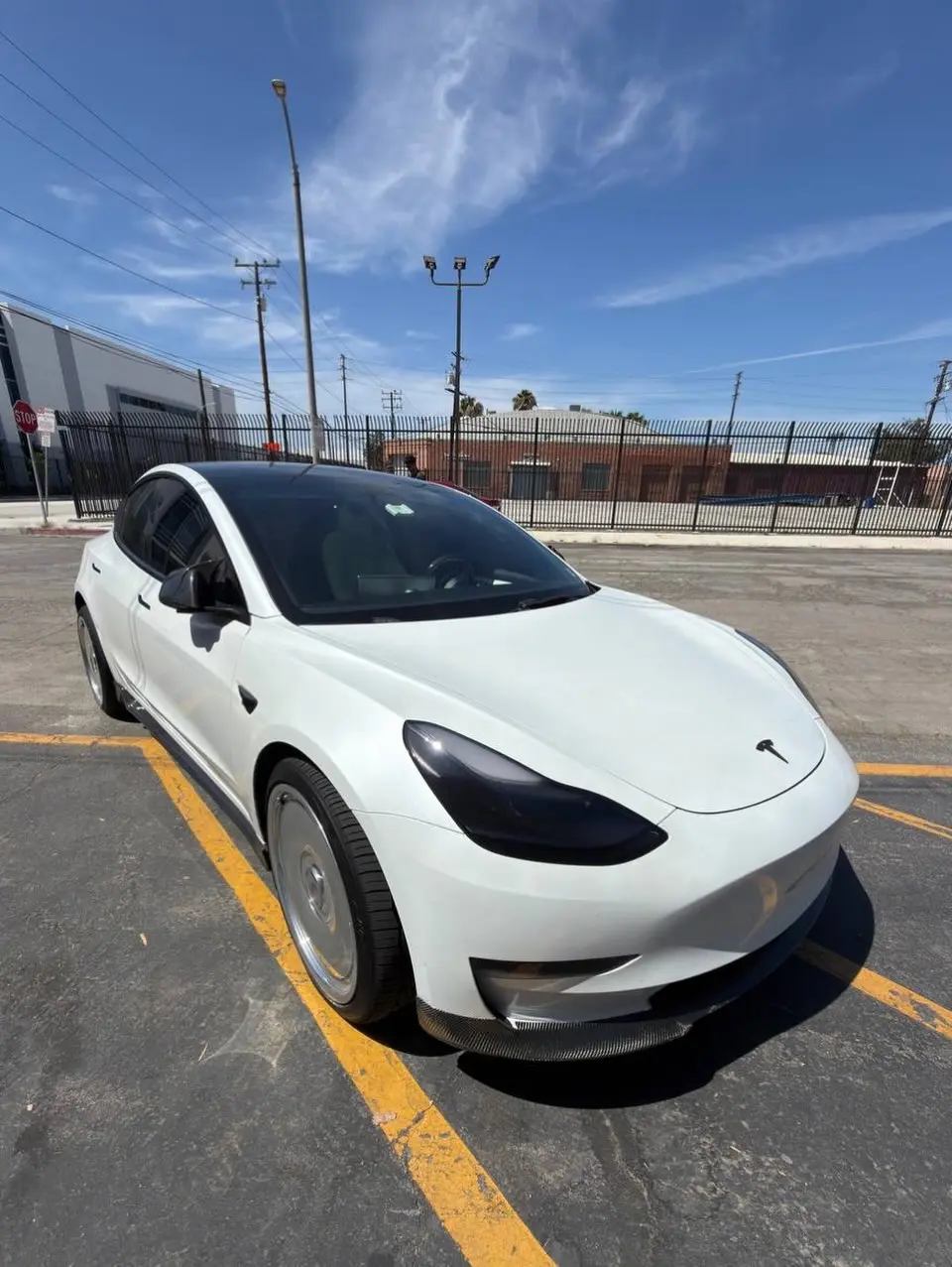 TESLA MODEL 3 — HEAVY METAL BROWN ASH