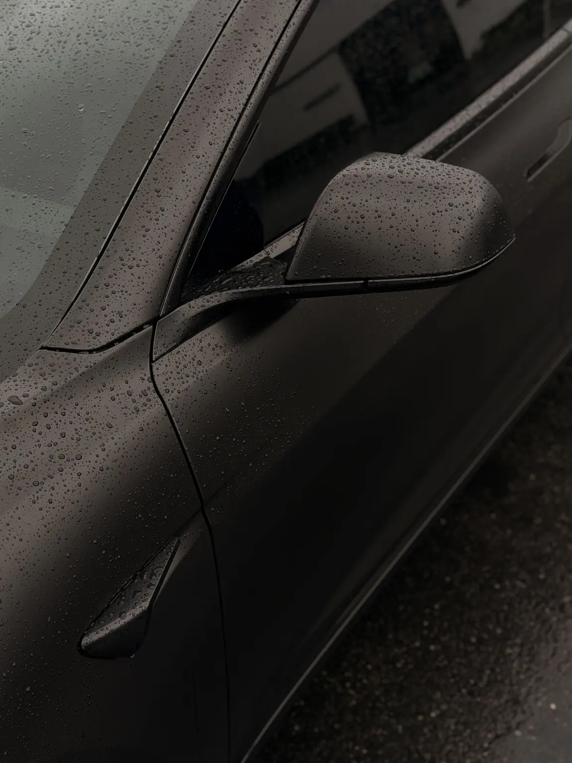TESLA MODEL 3 — SATIN BLACK