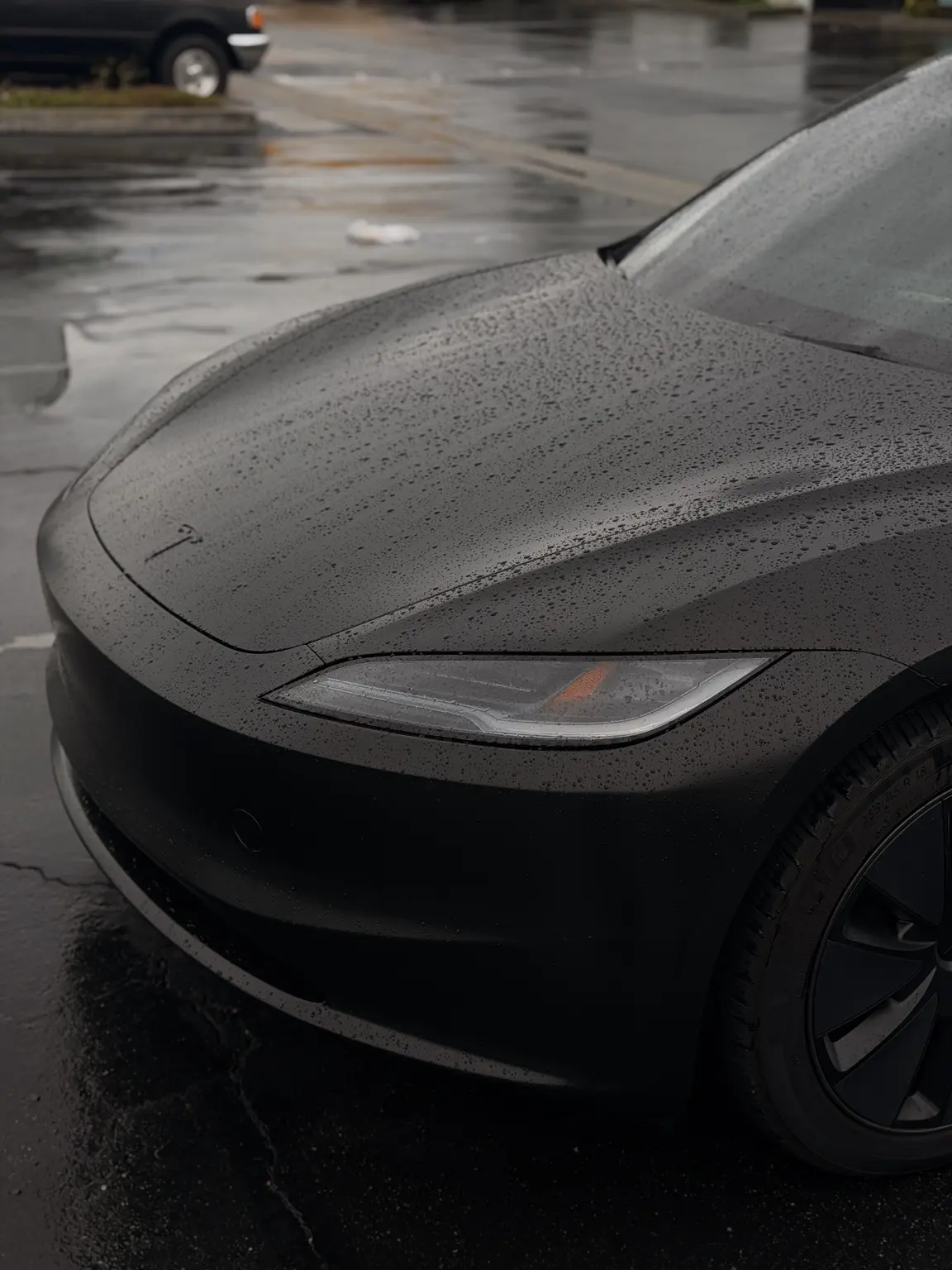 TESLA MODEL 3 — SATIN BLACK